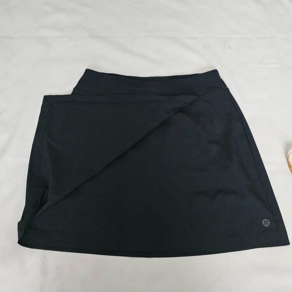 Mondetta Outdoor Project Black Golf Tennis Inner Shorts Wrap Style Skort Size M - Picture 4 of 14